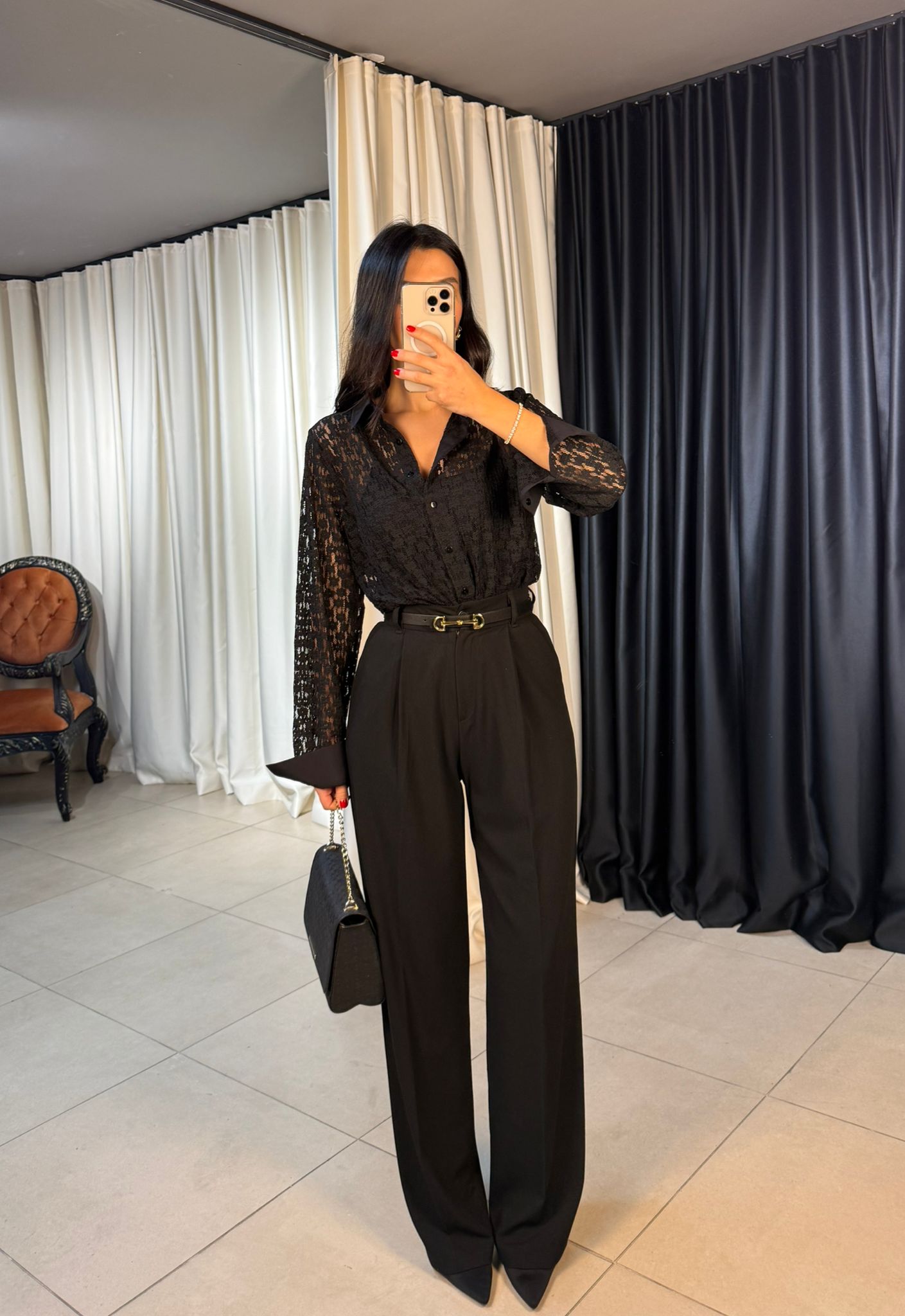 İpekyol Dantel Gömlek İp Atletli