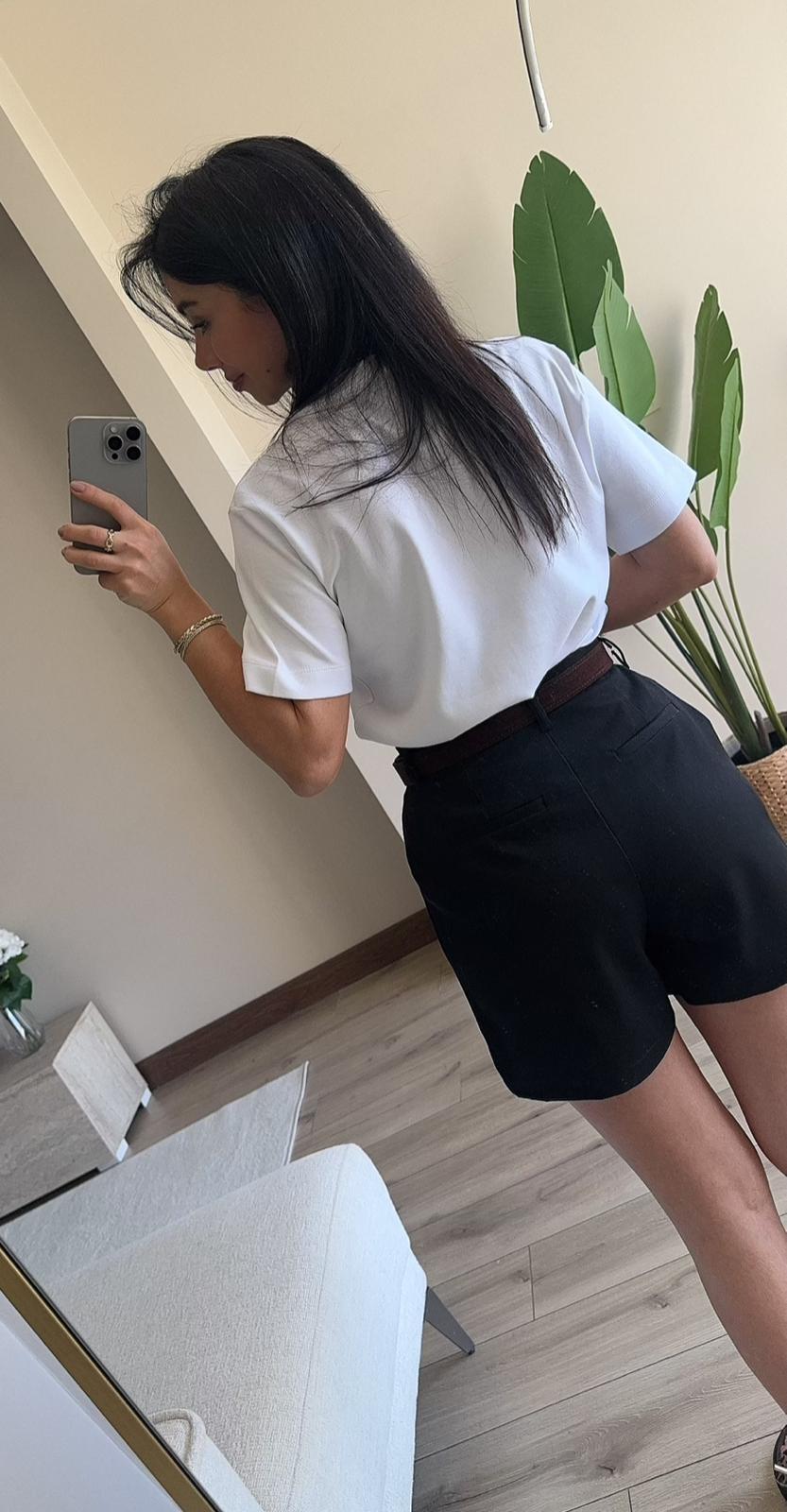 Bisiklet Yaka Cos Basic Tshirt