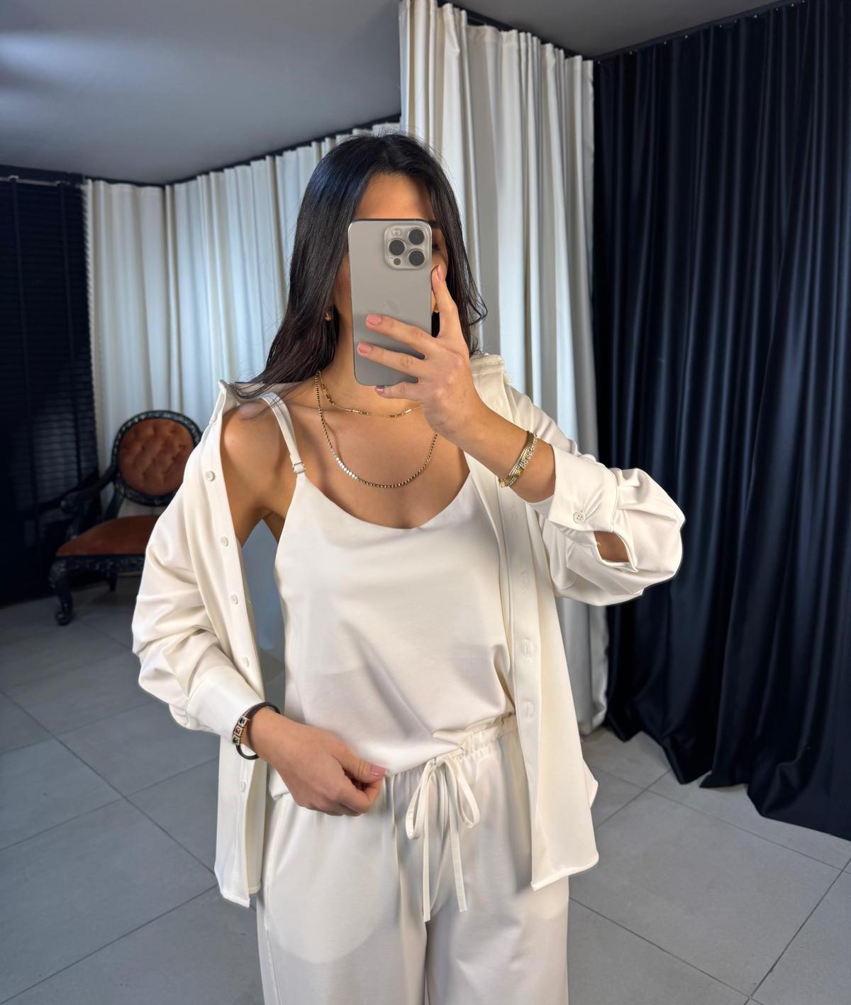 Modal Üçlü Takım - EKRU