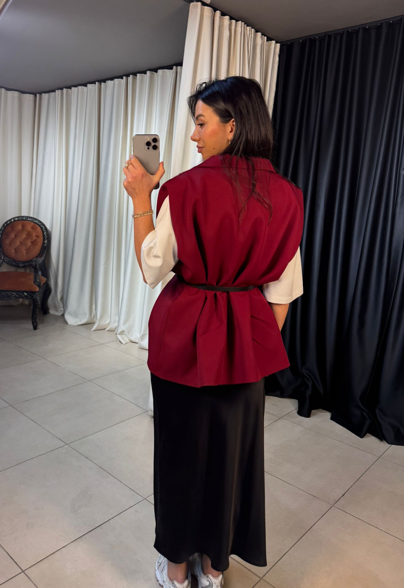 Z*ra Oversize Kemerli Yelek