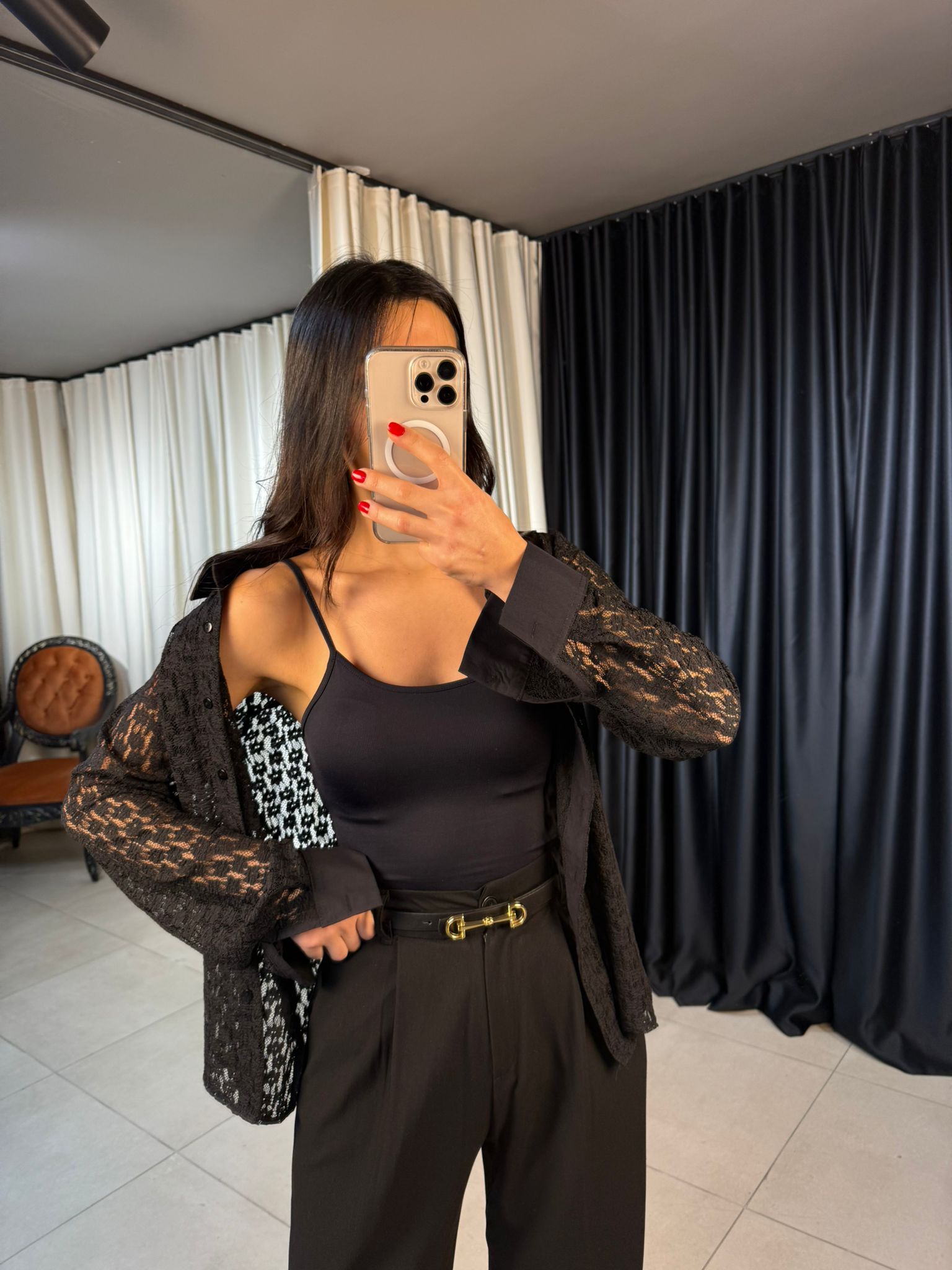 İpekyol Dantel Gömlek İp Atletli