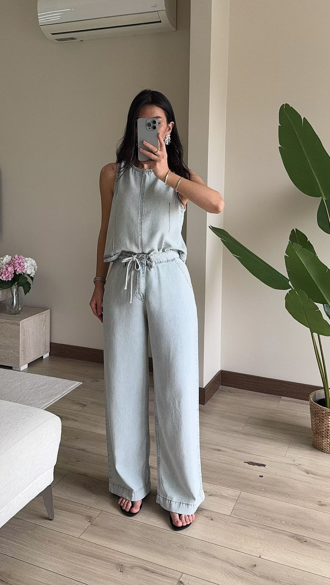 Tensel Kumaş Denim Takım