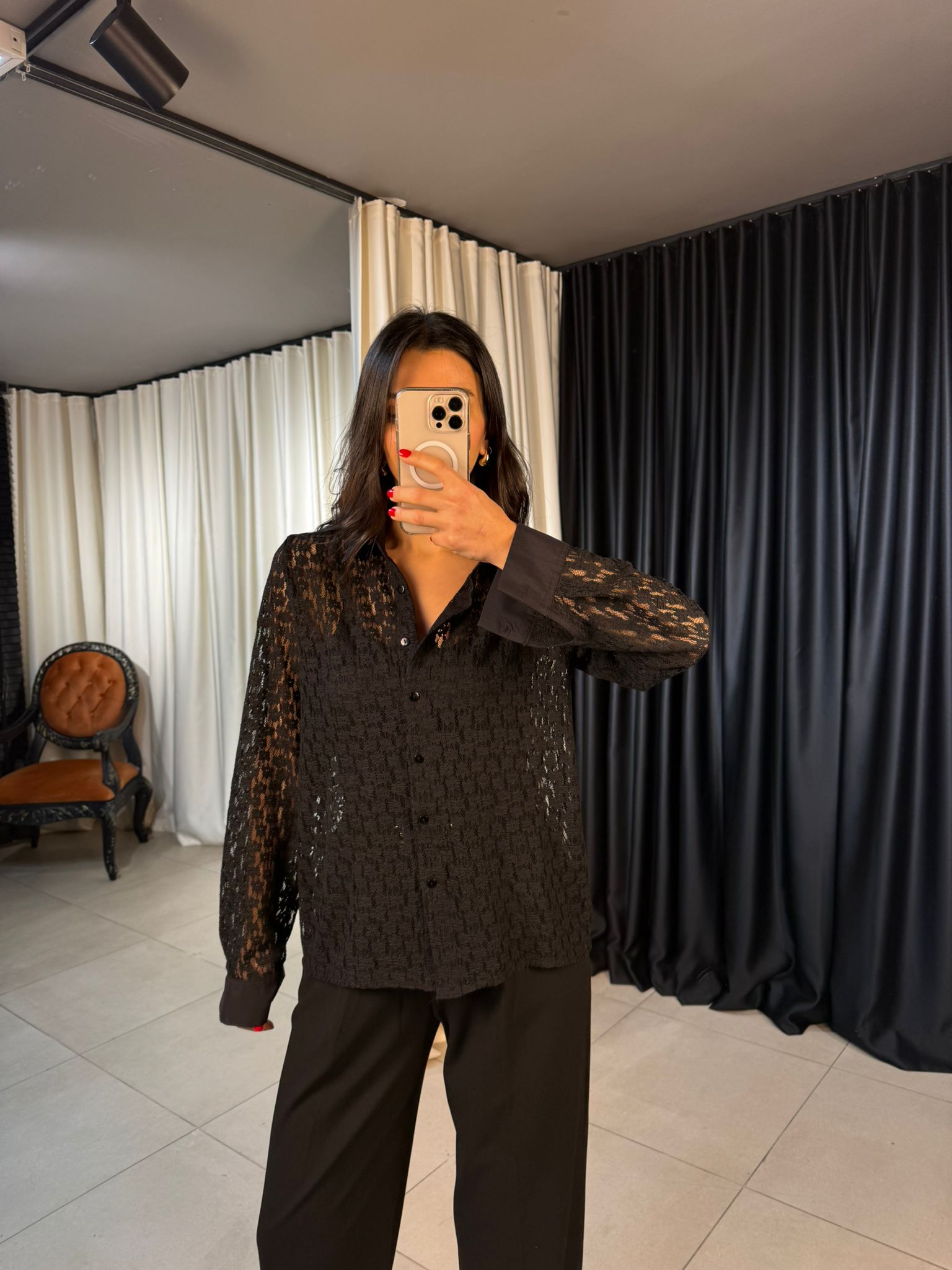 İpekyol Dantel Gömlek İp Atletli