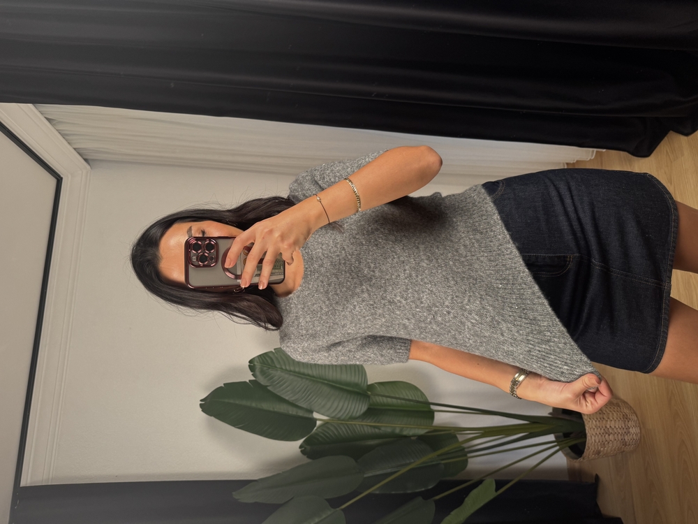 Bisiklet Yaka Kısa Kol Triko